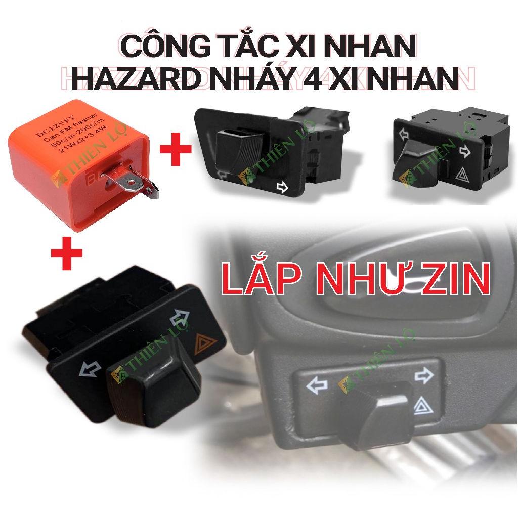 Công tắc xi nhan tích hợp Hazard cao cấp nháy cả 4 bóng cho các dòng xe máy của Honda - sản phẩm chính hãng của PT STORE