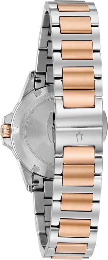 Đồng Hồ Nữ Dây Kim Loại BULOVA 98R234 (32mm) - Bạc Viền Vàng Hồng