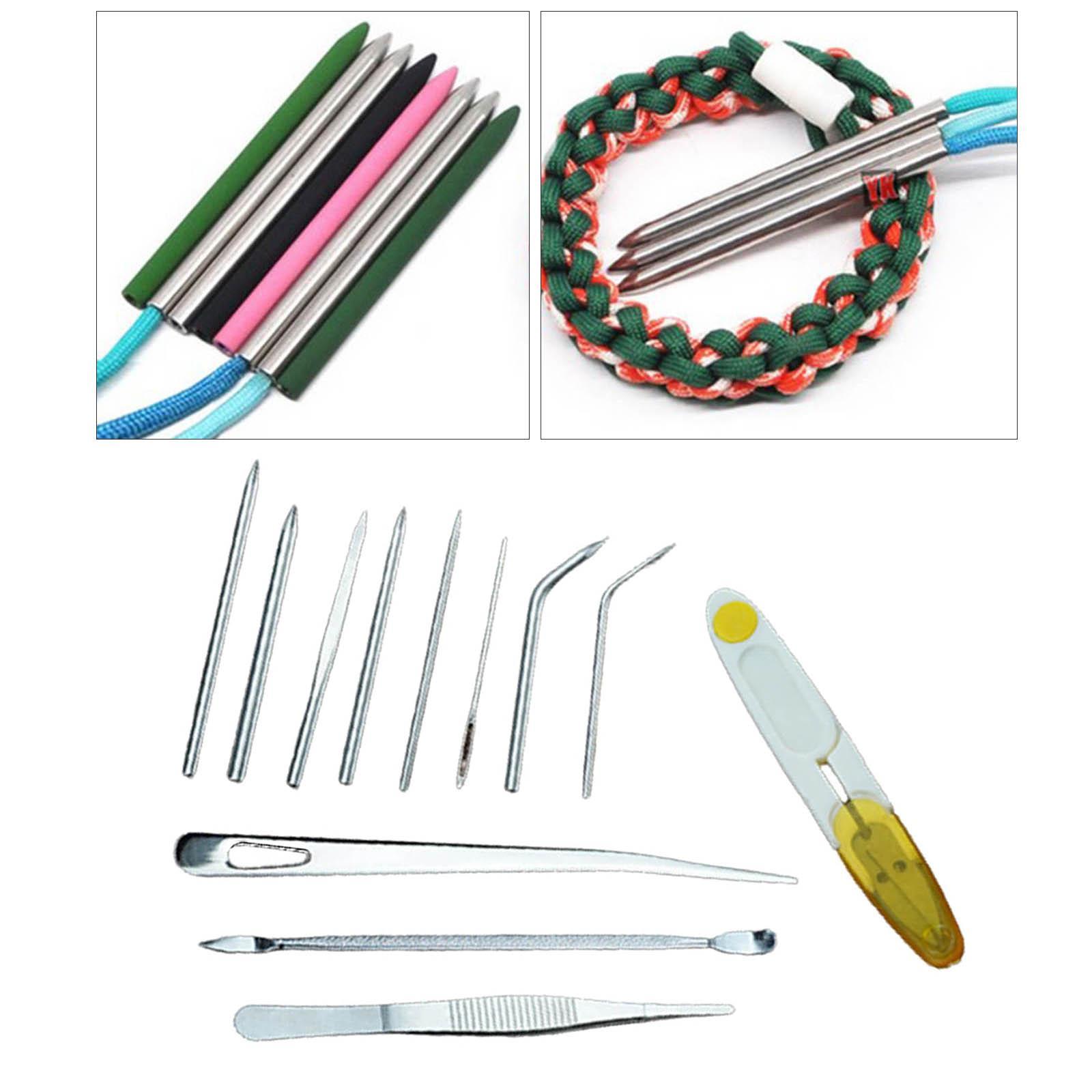 Stainless Steel Paracord FID Set Paracord Lacing Stitching Needles
