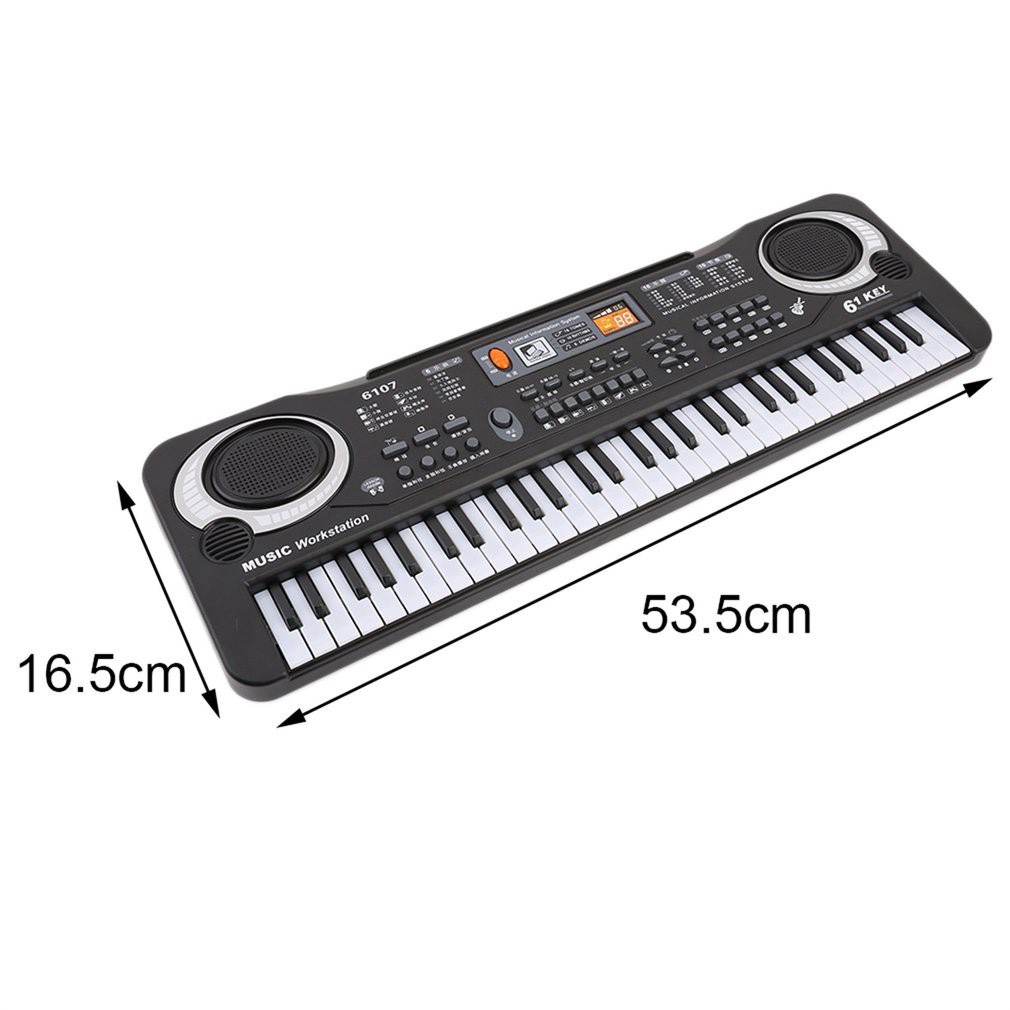 Đồ chơi đàn điện tử piano cao cấp 61 phím cho bé trai và bé gái phát triển khả năng âm nhạc ngay từ nhỏ, đồng thời kích thích trí não phát triển vượt trội