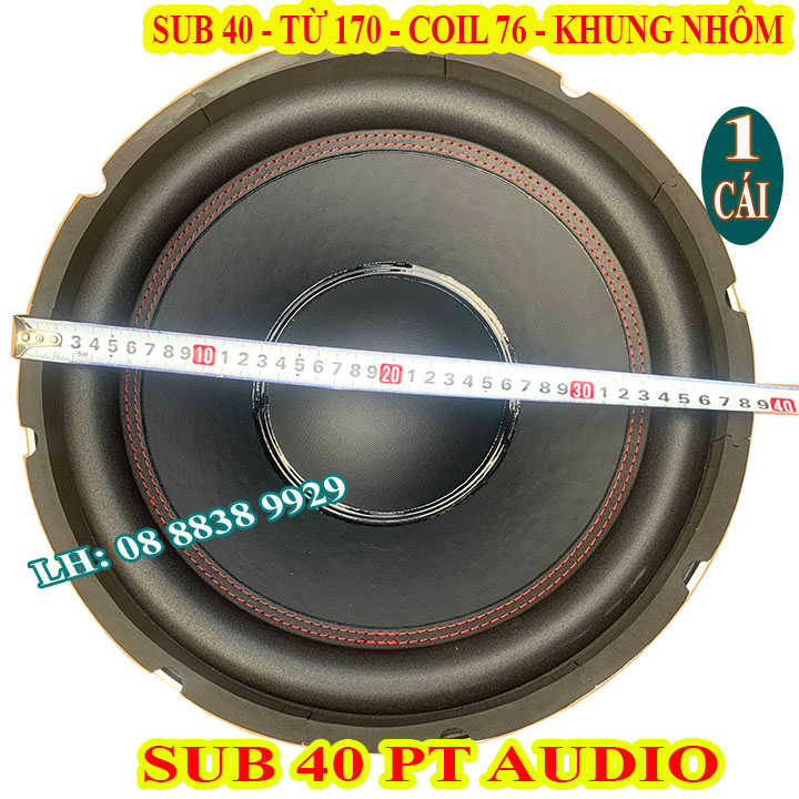 LOA BASS SUB 40 TỪ 170 COIL 76 CHỈ ĐỎ CAO CẤP HÀNG CHÍNH HÃNG - GIÁ 1 LOA