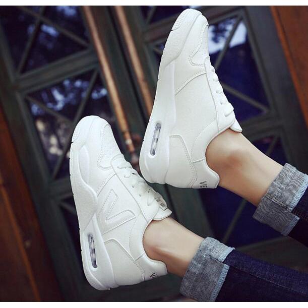 Giày sneaker thể thao phối dây cho nữ