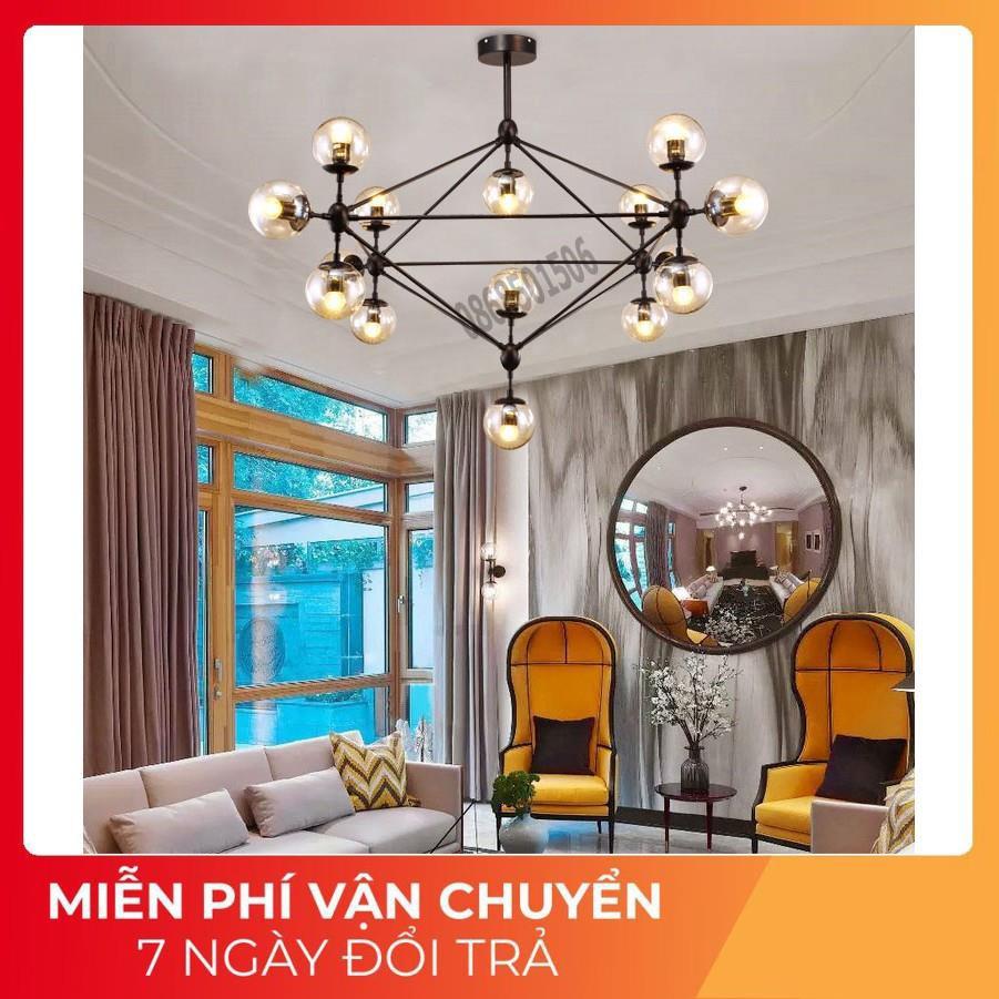 Đèn Chùm Phân Tử Ondric 15 bóng - Decor lighting, chùm ý 15 bóng dạng phân tử