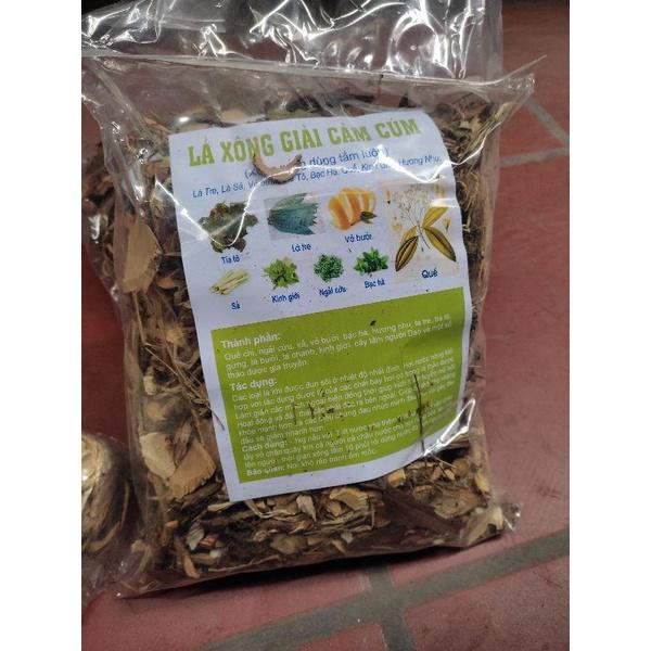 LÁ XÔNG GIẢI CẢM CÚM vừa xông vừa tắm gói 1kg