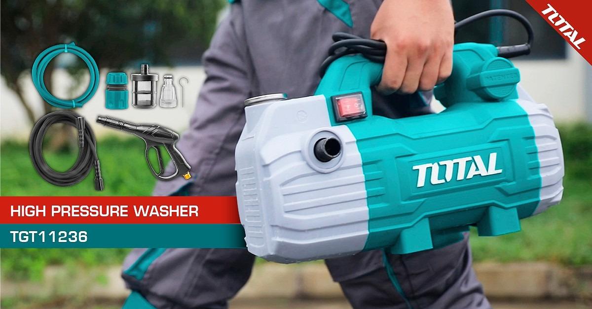 MÁY RỬA XE 1500W 100BAR TOTAL TGT11236 - HÀNG CHÍNH HÃNG