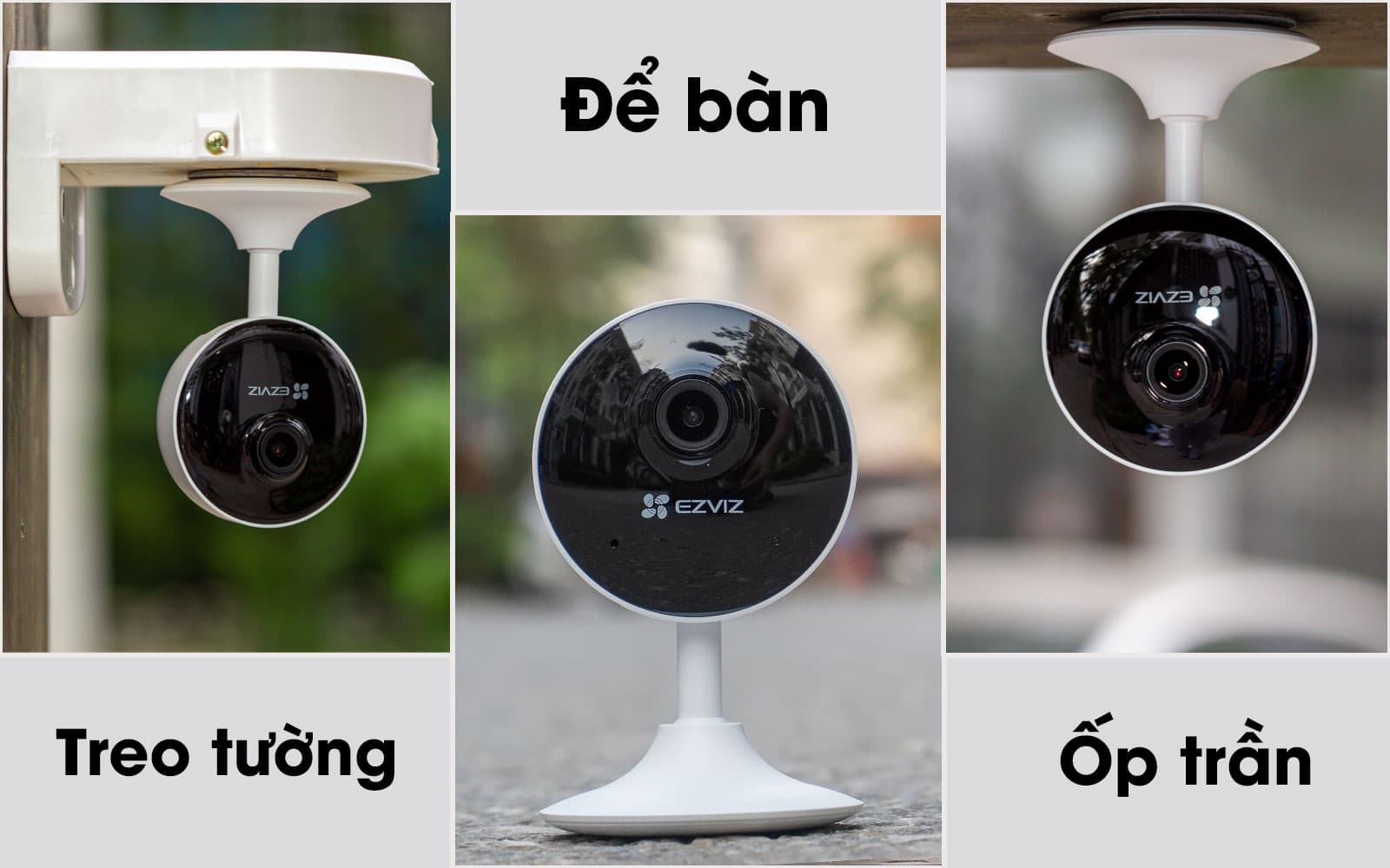 CAMERA WIFI EZVIZ C1C-B 1080P NHỎ GỌN, siêu nét, Đàm thoại 2 chiều - Hàng chính hãng