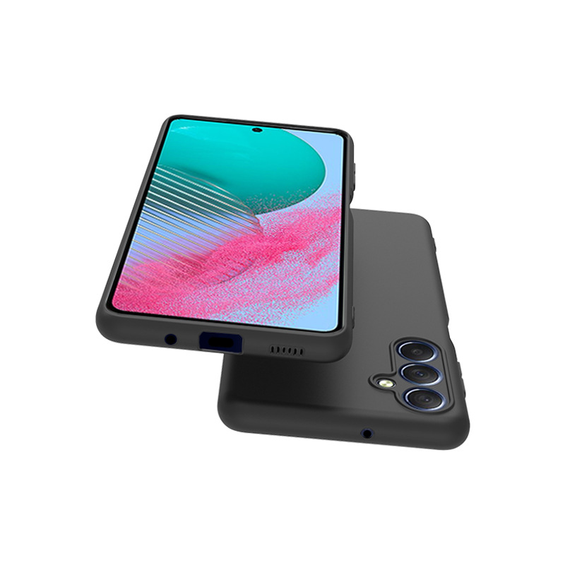 Ốp Lưng Dẻo Chống Bẩn cho Samsung A24 4G - Đen Nhám Mịn Chống Bám Vân Tay, Có Gờ Bảo Vệ Camera.