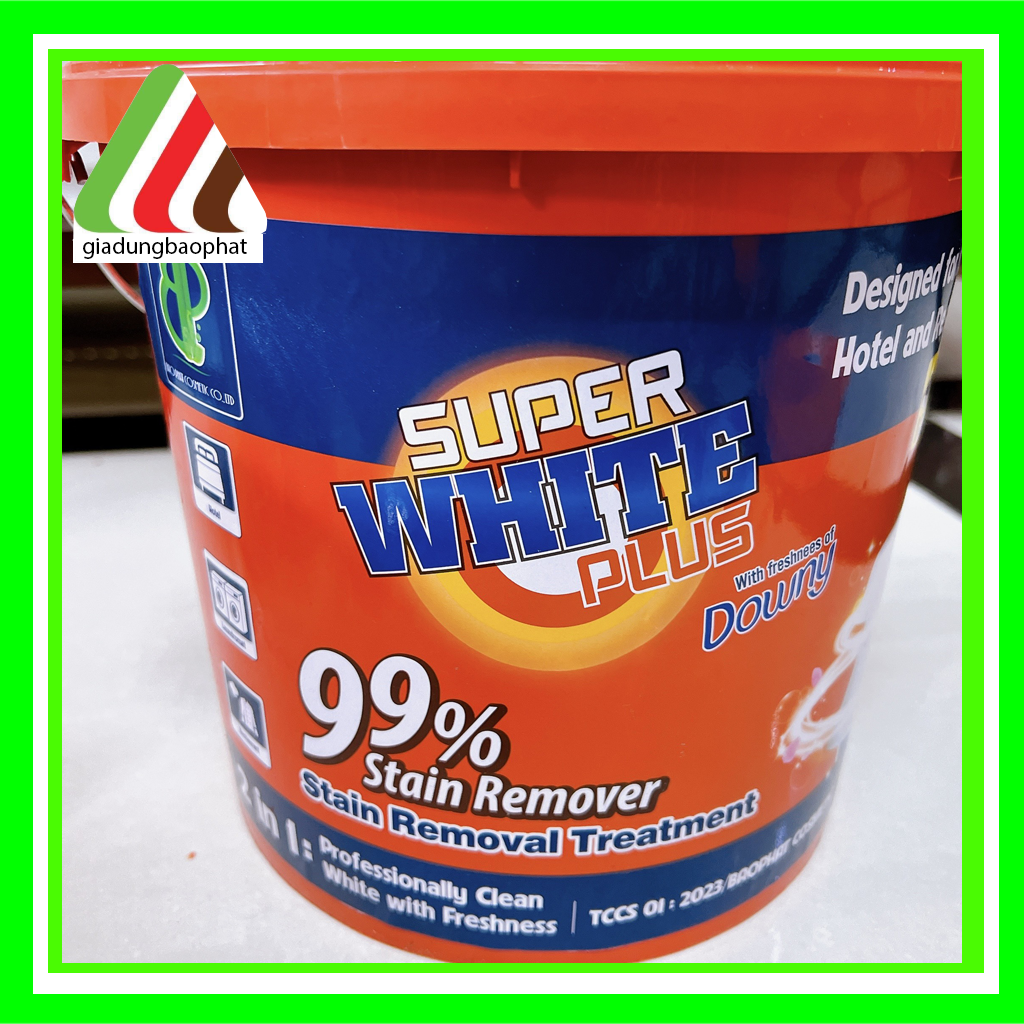 Bột Giặt Xô 9kg Super White - Tẩy Sạch Đến 99% Vết Bẩn Cứng Đầu