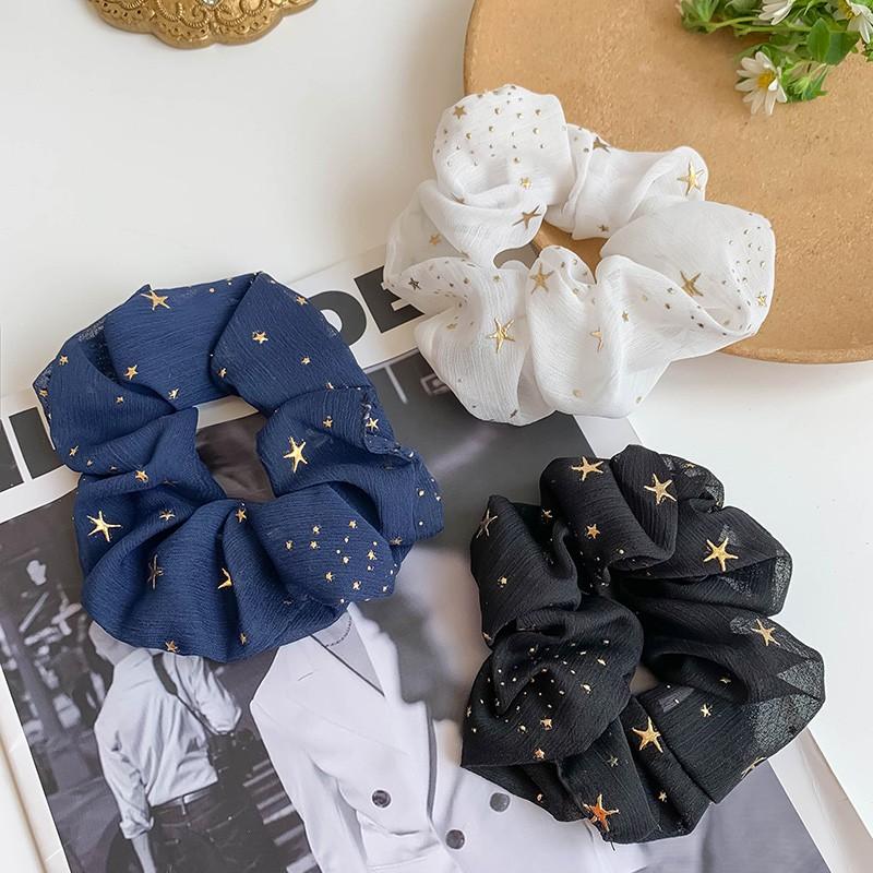 Cột tóc scrunchies hình sao