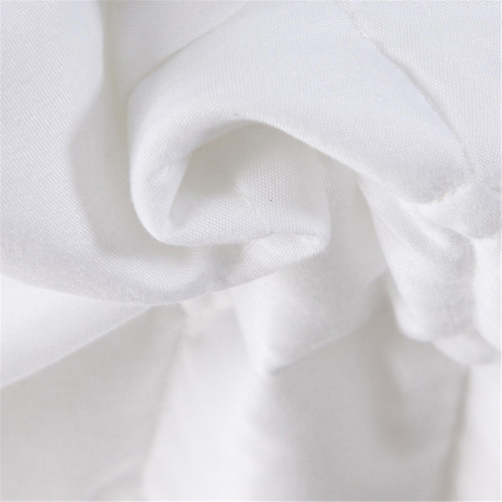 Massage Table Skirt Cover Sheet Pillowcase Stool Cover Beauty Bedding White