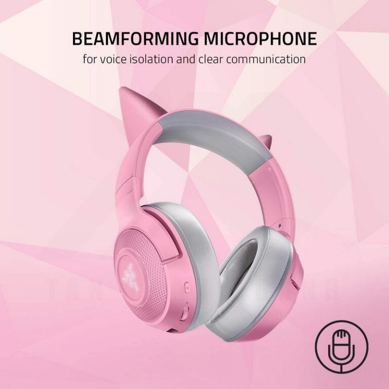 Tai Nghe Bluetooth Razer Kraken BT Kitty Edition -Hồng(Quartz)RZ04-03520100-R3M1_Hàng chính hãng