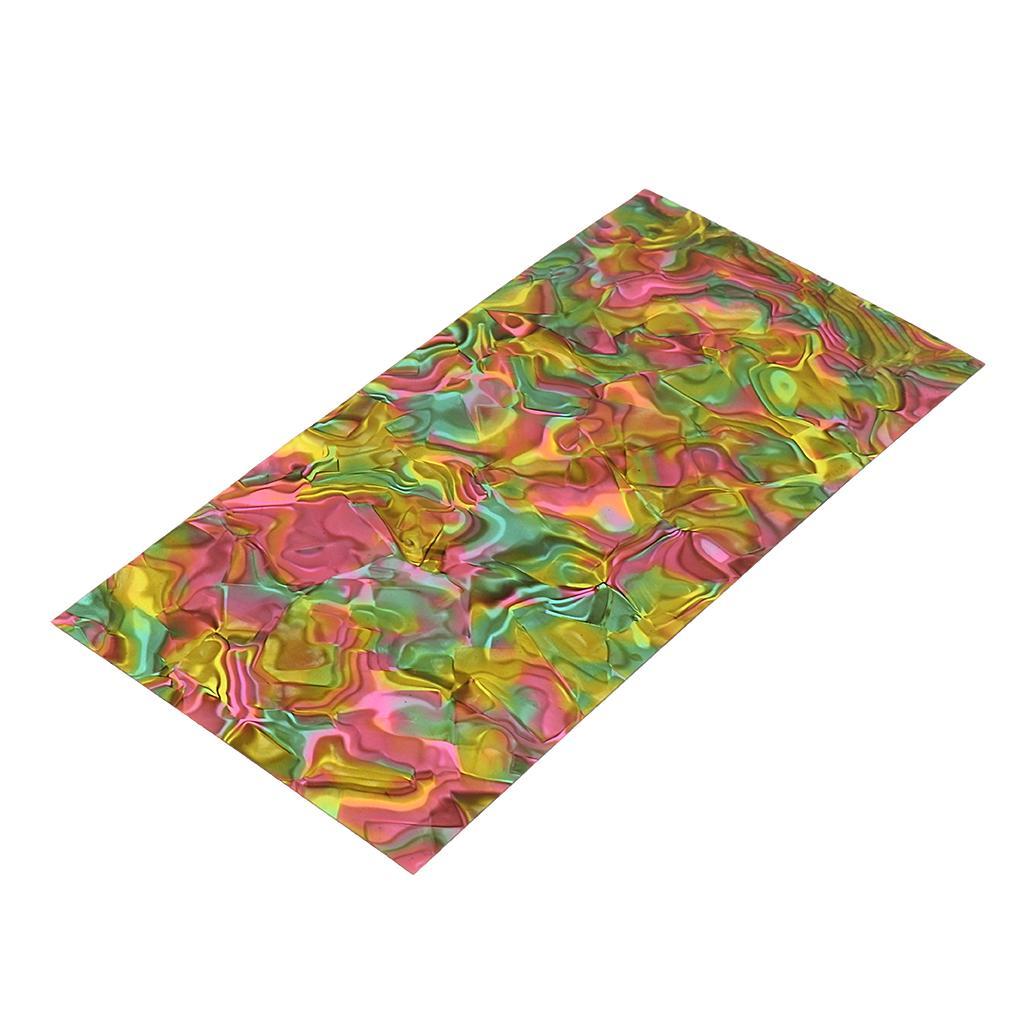 Celluloid Guitar Head Veneer Shell Sheet 200 x 100mm for Guitar Parts