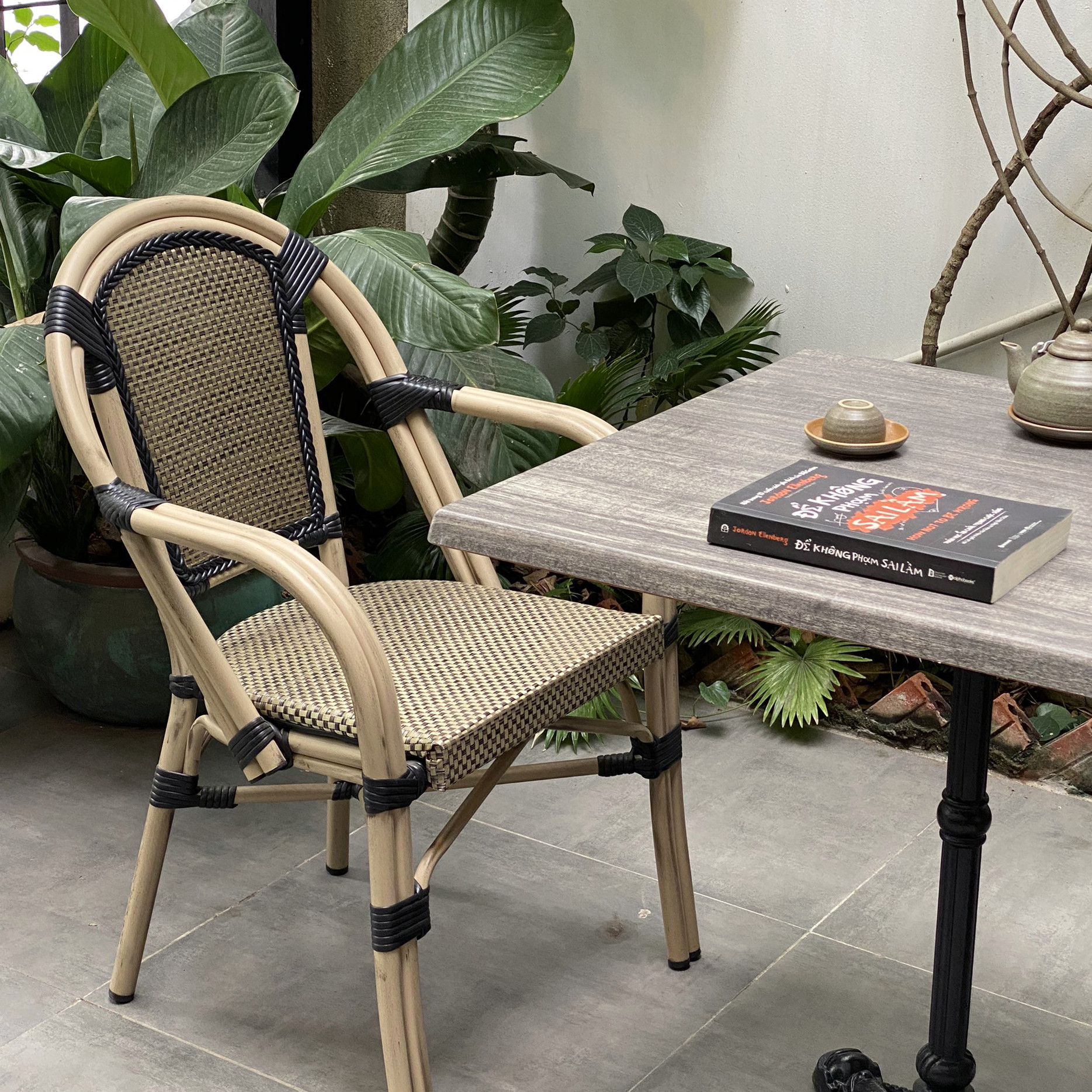 Ghế Cafe Ngoài Trời Giả Cổ GTL-GC081