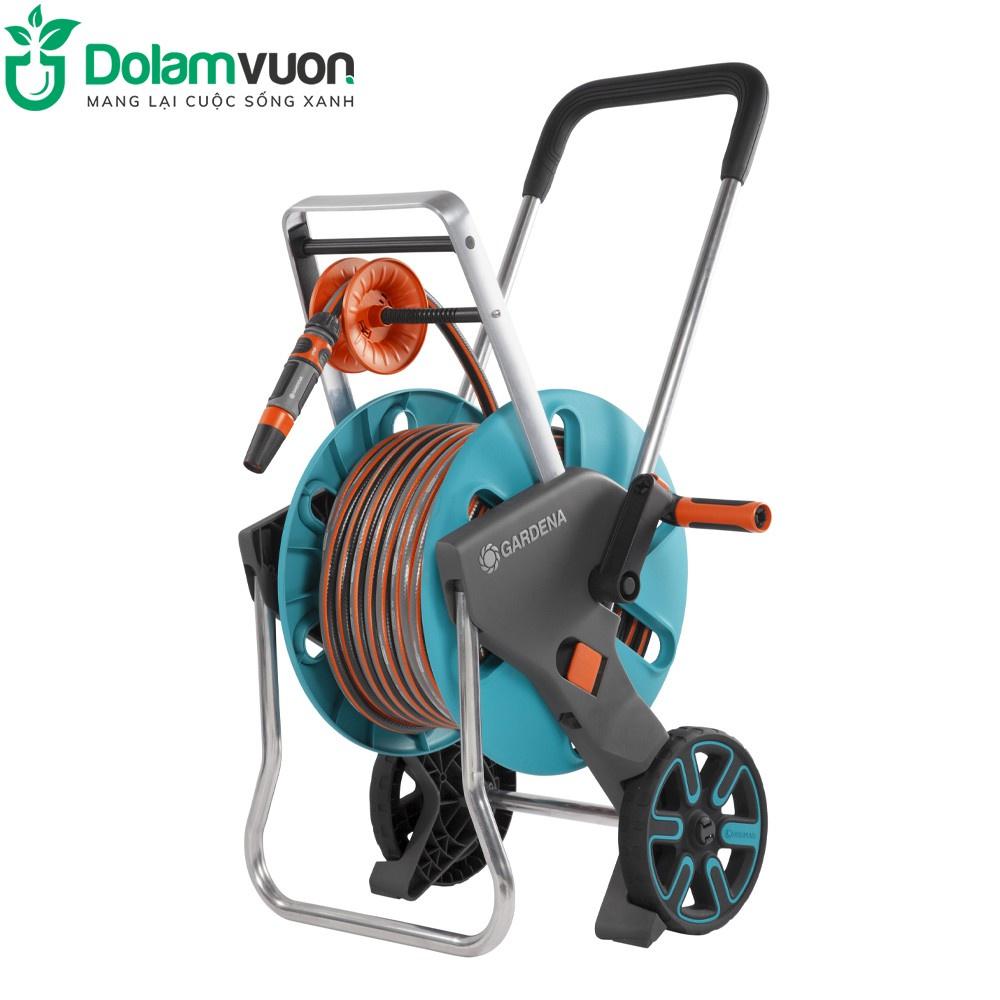 Bộ vòi tưới cây xe cuộn 20 mét Gardena 18517-20