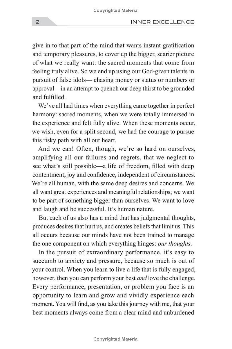 Sách ngoại văn: Inner Excellence - Train Your Mind For Extraordinary Performance And The Best Possible Life