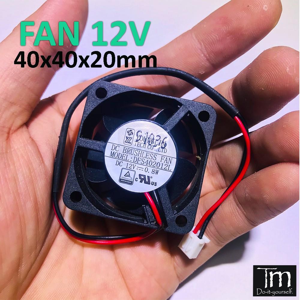 Fan Quạt Tản Nhiệt 12V 40x40x20mm