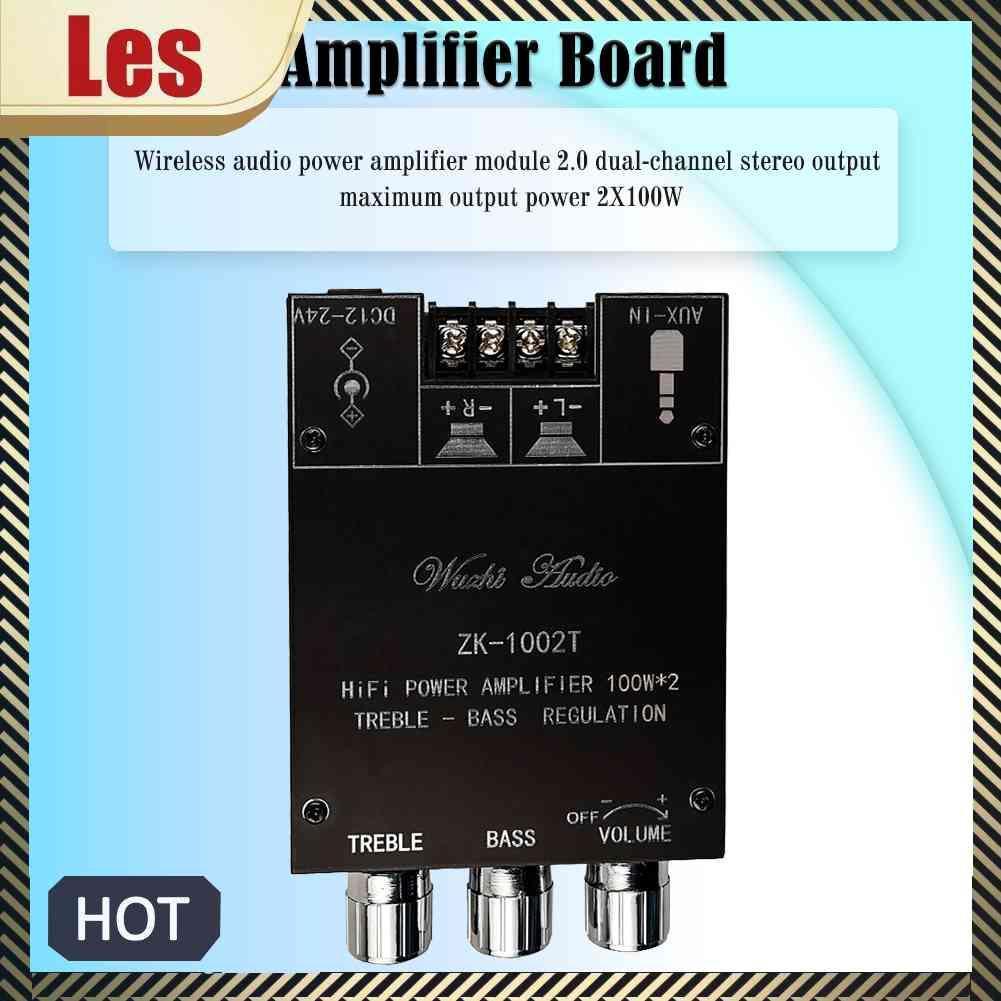 Bảng Mạch Khuếch Đại Âm Thanh ZK-1002T HIFI 2.0 Kênh 100Wx2 Chuyên Dụng