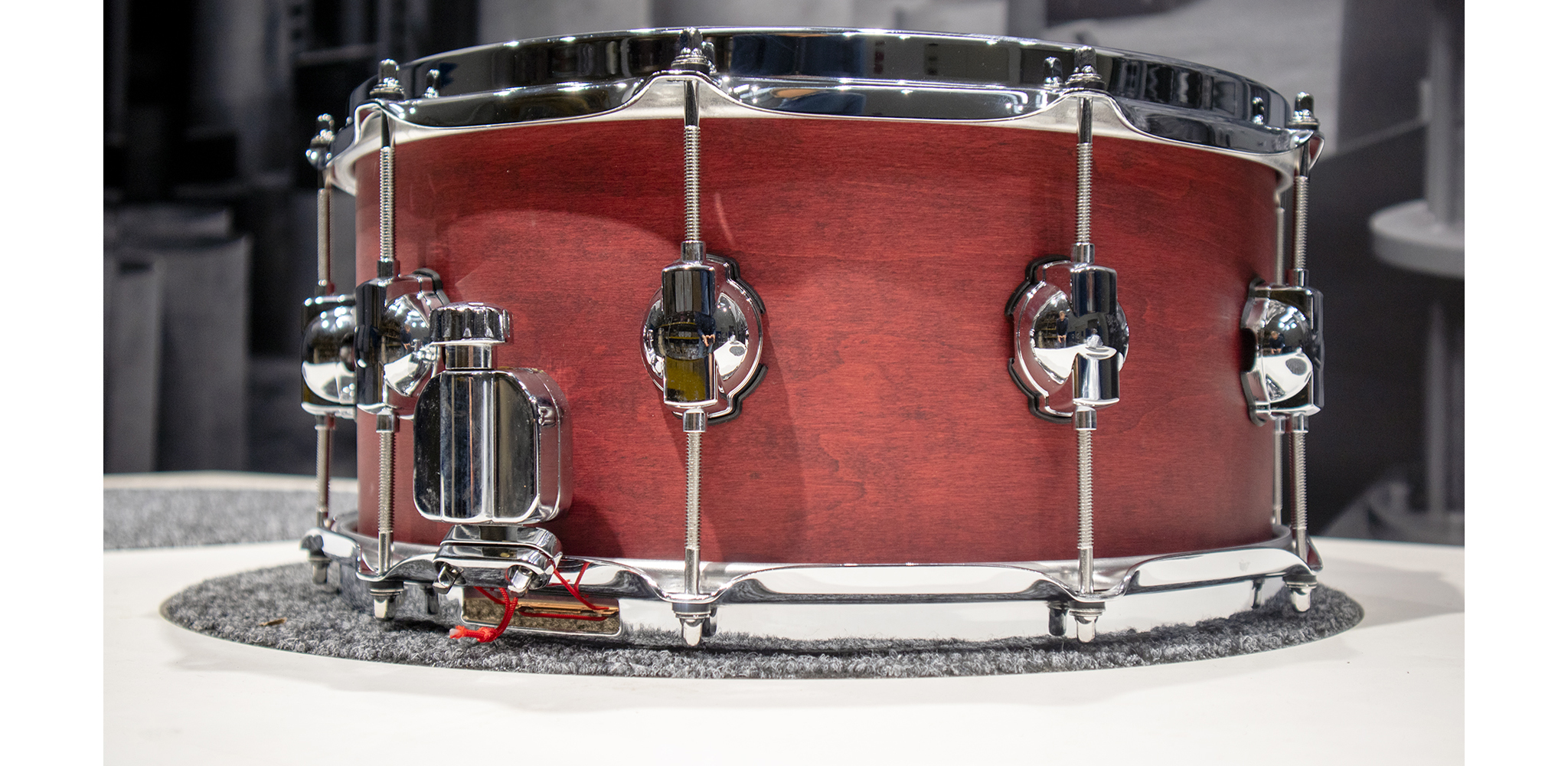 Venom 14"X6.5" Brandy Wine snare DS Drum-Hàng Chính Hãng