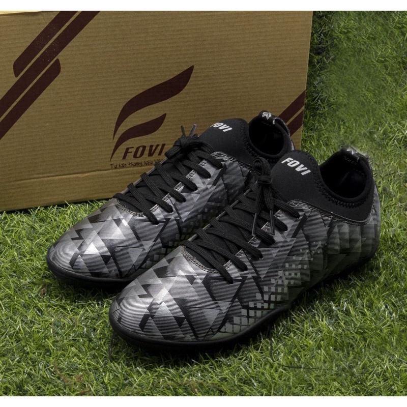 Giày đá bóng nam, giày đá bóng sân cỏ nhân tạo, 3 màu xanh lá cây, xanh blud và đen bạc