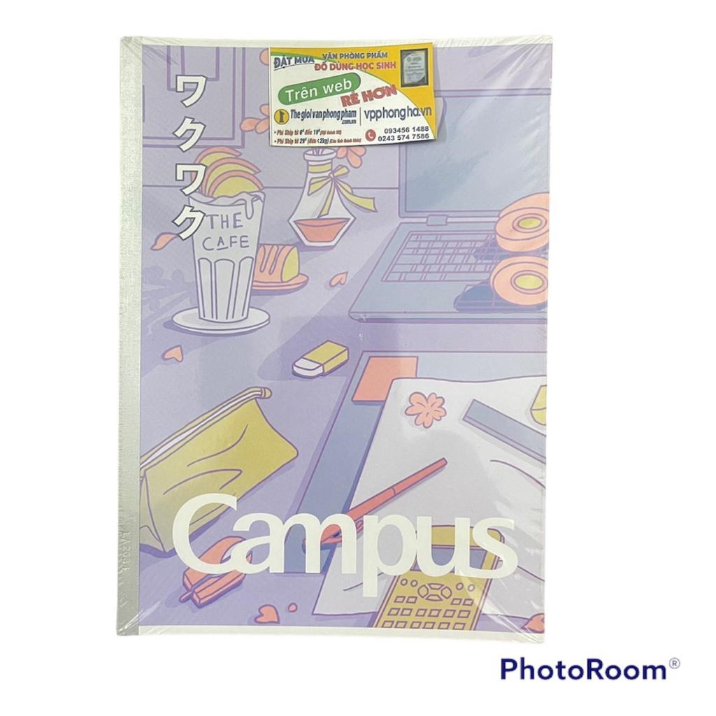 Lốc 5 Vở Campus STUDY WITH ME 2 120 trang dòng kẻ ngang