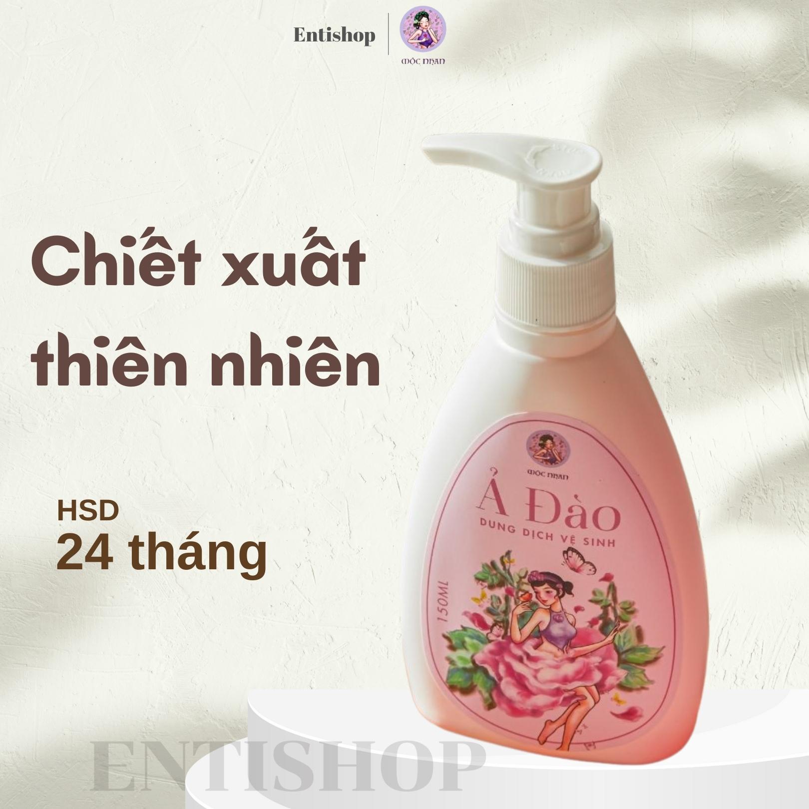 Dung Dịch Vệ Sinh Ả đào chiết xuất Củ Dền làm hồng, thơm mát, khử mùi Mộc Nhan Natural 150ml