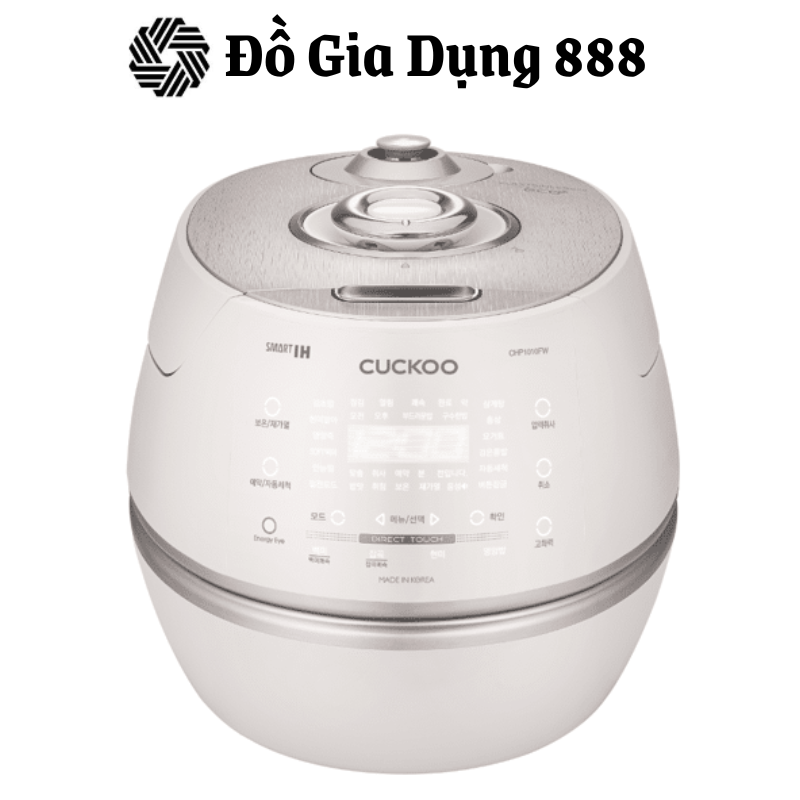 Nồi Cơm Điện Cao Tần CUCKOO CRP-CHP1010FW, Nồi Cơm Điện 1.8L, Nội Địa Hàn, BH 24 Tháng, Hàng Chính Hãng