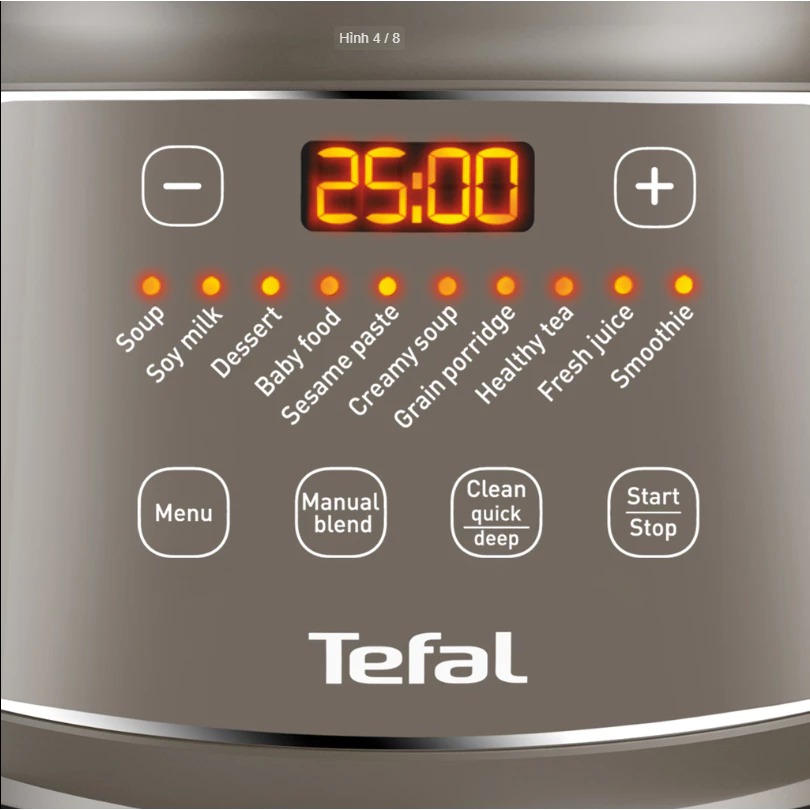 Máy xay nấu làm sữa hạt đa năng Tefal BL967B66 - Dung tích 1.75L - 12 chức năng tiện lợi, hàng nhập khẩu