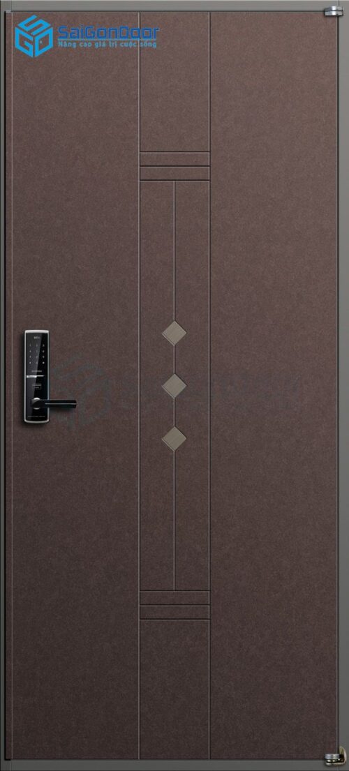 1m2 Cửa Thép Hàn Quốc Gh-572-R Siêu Bền – Chắc Chắn - Saigondoor