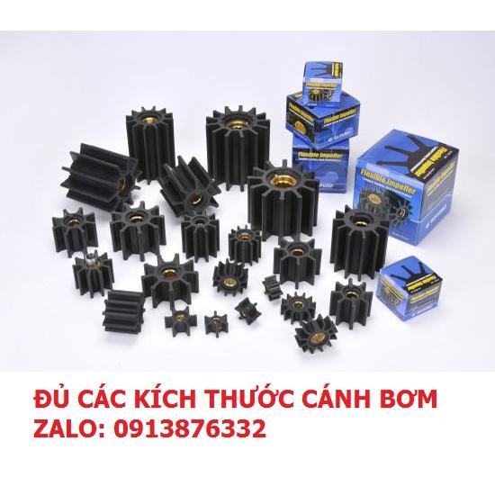 Cánh bơm Yanmar 6CH, thay thế Jabsco 90-001; Johnson 09-1028B; Kashiyama SP-70, Sherwood 18200K, Kashiyama SP-70, Volvo 21951356