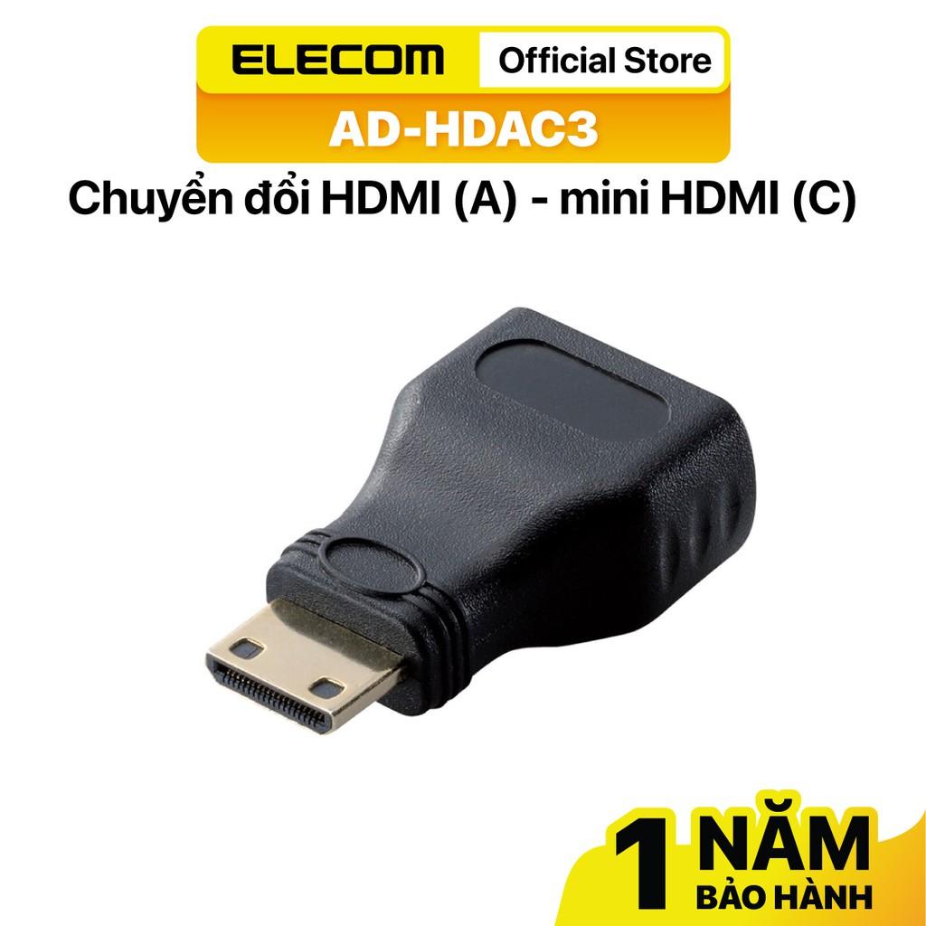 Chuyển đổi HDMI (A) - mini HDMI (C) Elecom AD-HDAC3BK HÀNG CHÍNH HÃNG