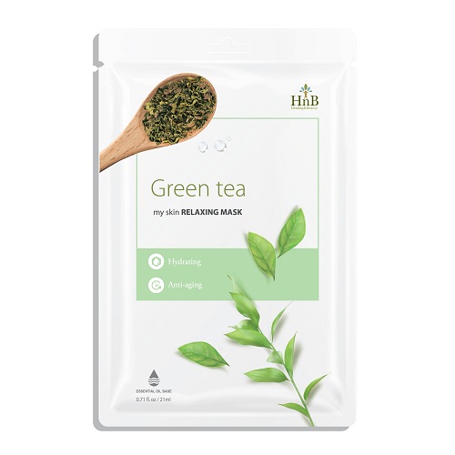 Mặt Nạ Cấp Ẩm, Nuôi Dưỡng Và Trẻ Hóa Làn Da HNB Hàn Quốc - Chiết Xuất Từ Trà Xanh ( Green Tea ) Nguyên Chất