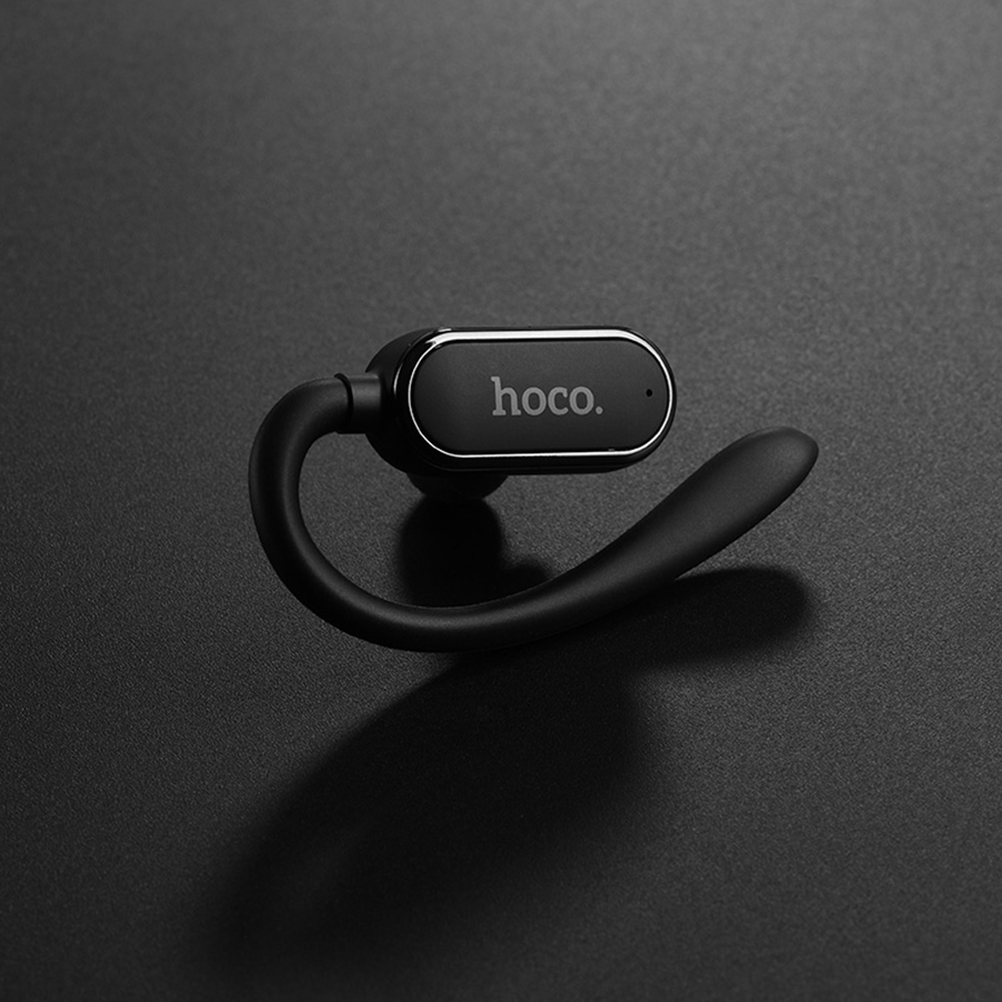 Tai nghe móc tai Bluetooth Hoco chuẩn kết nối Bluetooth 4.2 hỗ trợ kết nối cùng lúc 2 thiết bị, chất liệu ABS an toàn tặng nút tai silicon E26 - Hàng chính hãng