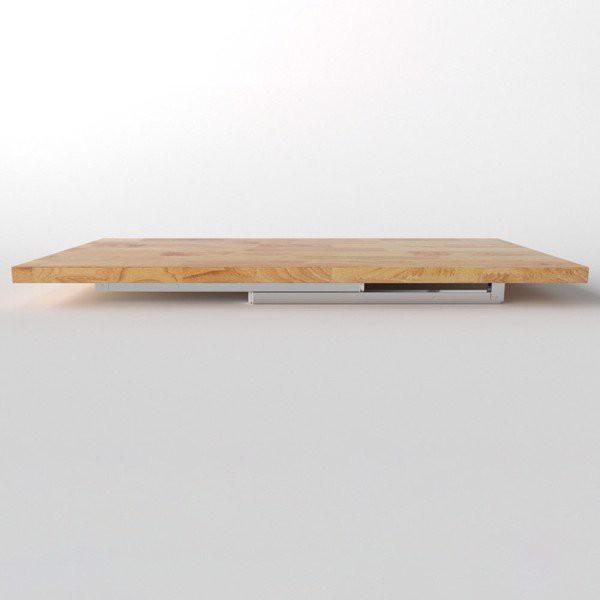 Bàn gấp chân inox mặt gỗ cao cấp 1m6