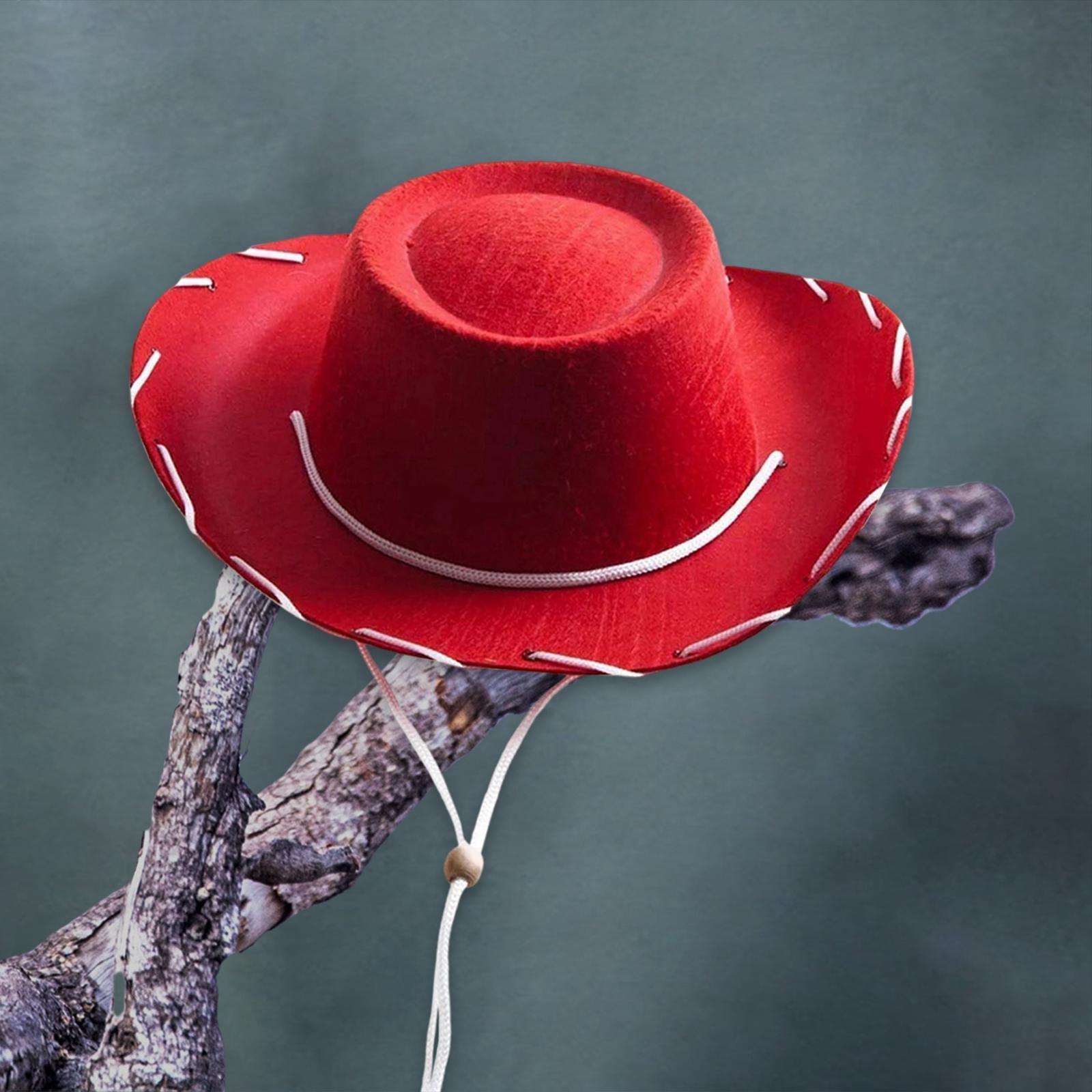 Felt Cowboy Hat for Halloween Costume Accessories, Prop, Kits, Dress up, Role Play, Cosplay, Holiday Decorations