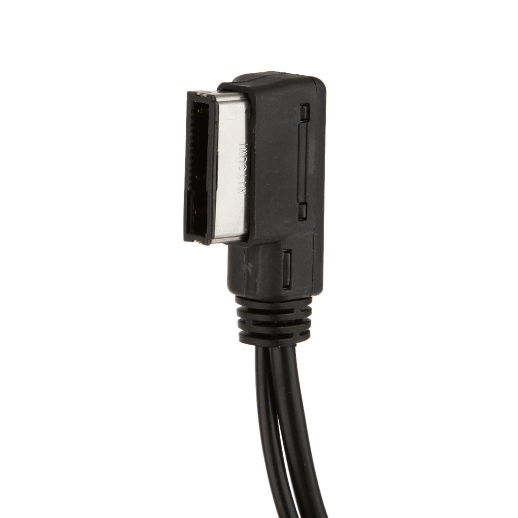2Pcs USB Charger Cable Car Aux-IN  Play Interface for