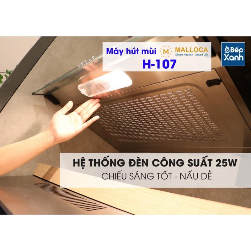 Máy Hút Mùi Classic Malloca H107 - Công Suất Hút 350 m3/h - Ngang 70cm - Hàng Chính Hãng