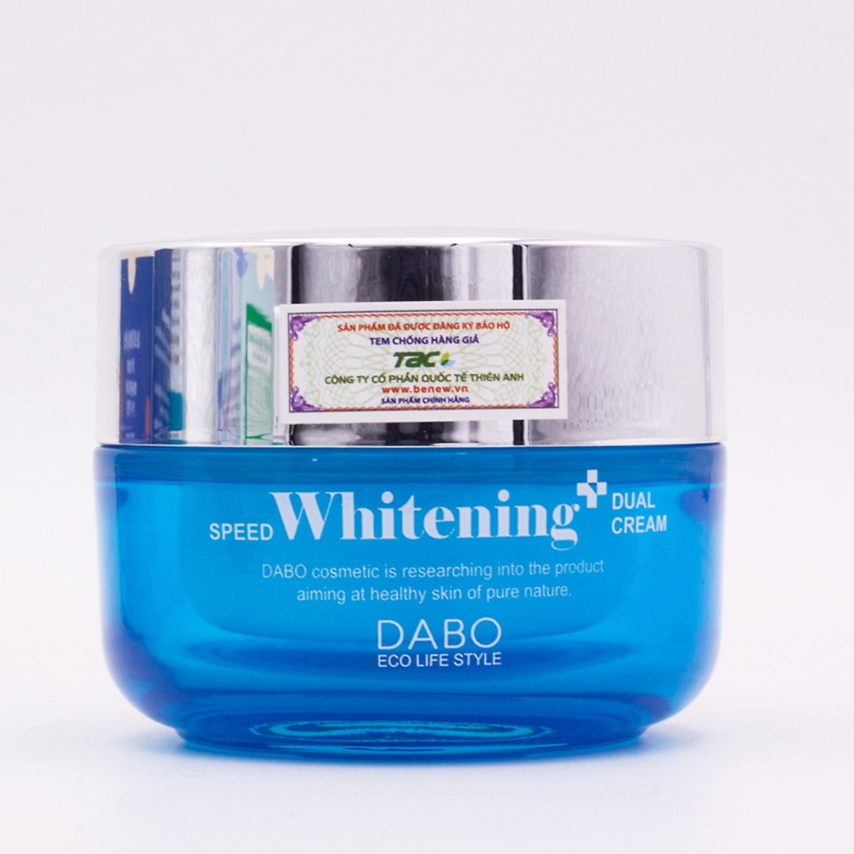 Kem Chống Nám Trắng Da Dabo Speed Whitening Dual Cream Hàn Quốc 50ml - [ Tặng dây cột tóc - màu ngẫu nhiên ]