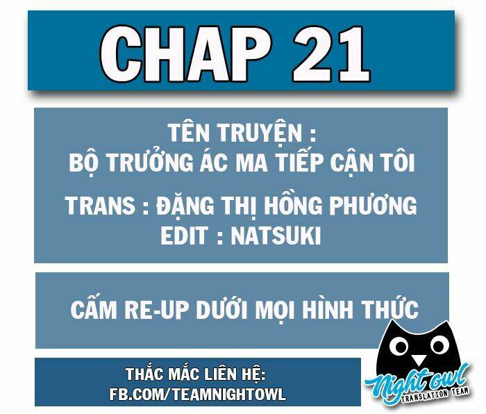bộ trưởng ác ma tiếp cận tôi chapter 21 1