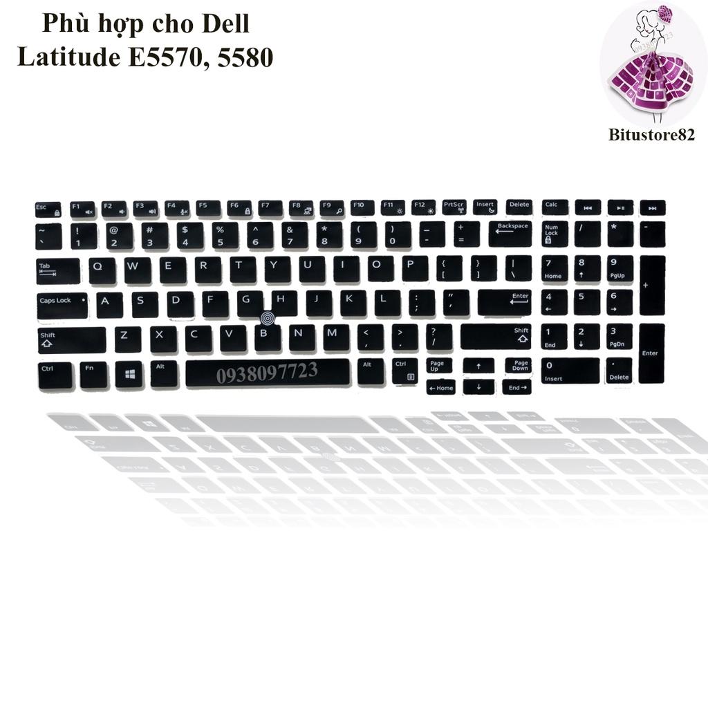 Ốp silicon phủ bàn phím dành cho laptop Dell Latitude E5570, 5580