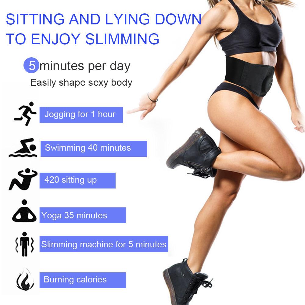 Rung Cơ Bụng Máy Bay Huấn Luyện Cơ Thể Giảm Béo ABS Máy Massage Bụng Máy Kích Thích Thắt Lưng Hỗ Trợ Đốt Cháy Mỡ Giảm Cân
