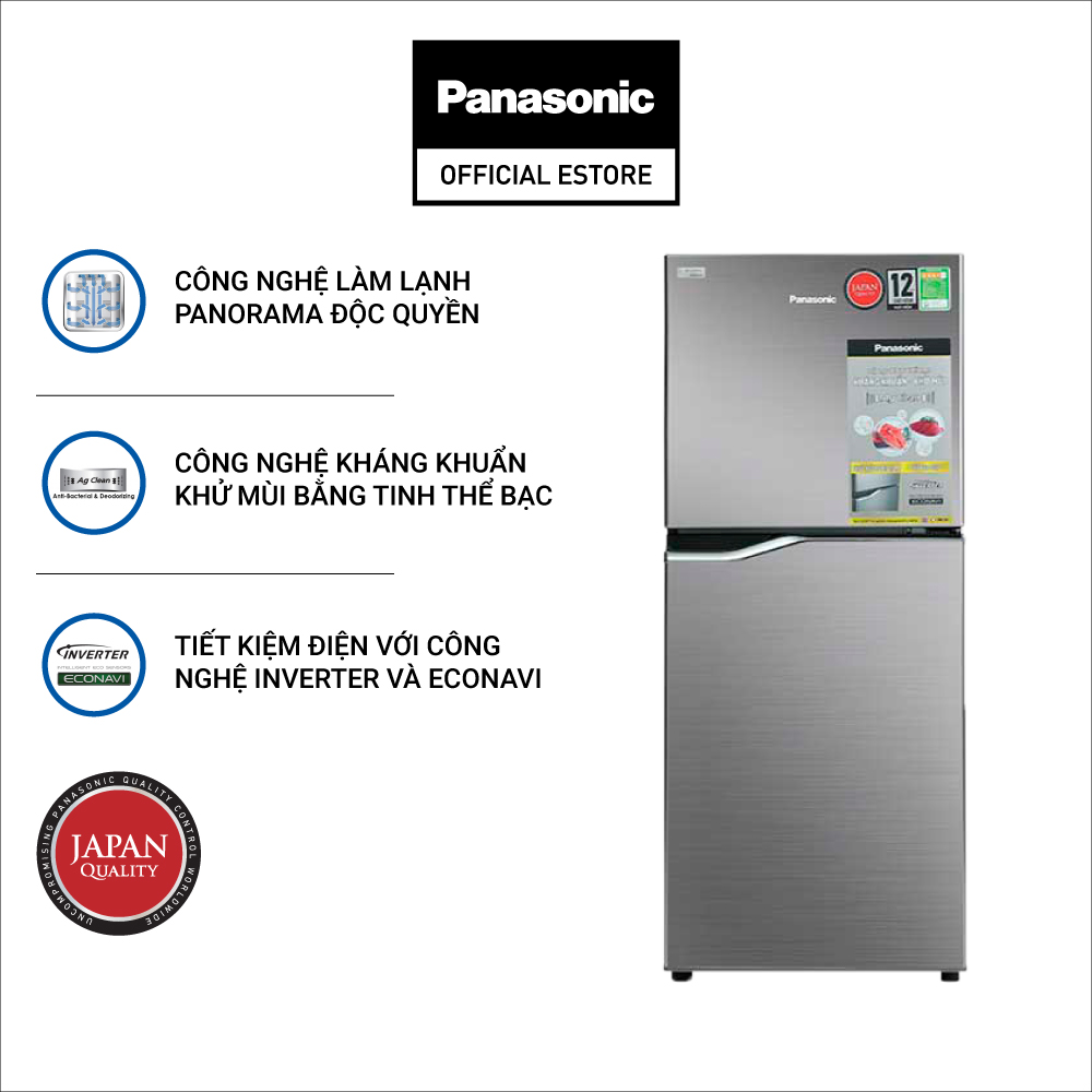 Tủ lạnh Panasonic Inverter 170 lít NR-BA190PPVN Mới 2020 - Hàng chính hãng (chỉ giao HCM)