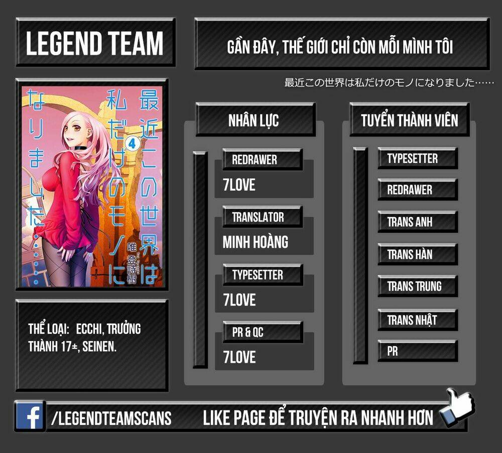 saikin kono sekai wa watashi dake no mono ni narimashita...... chapter 35 5