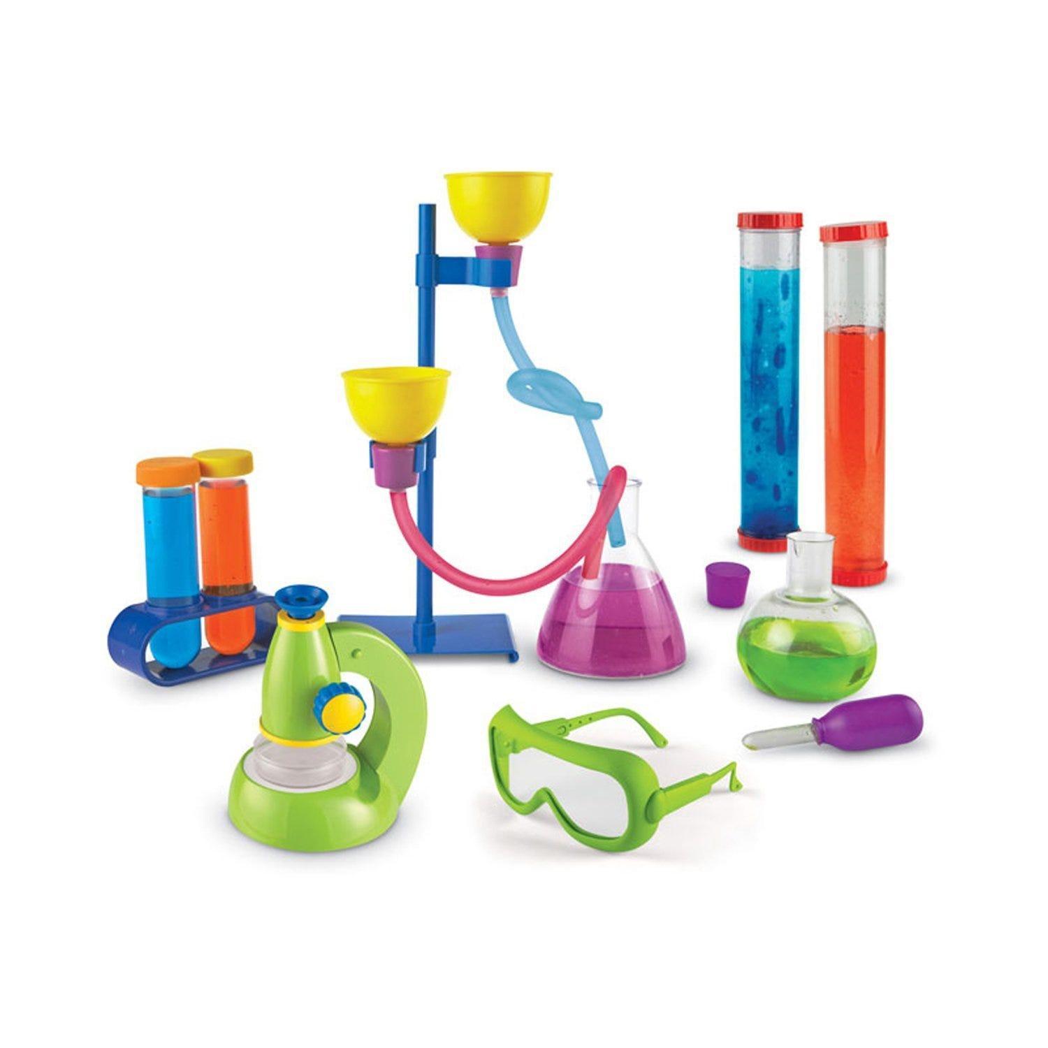 Learning Resources Bộ dụng cụ thí nghiệm khoa học cao cấp dành cho trẻ em - Primary Science Deluxe Lab Set