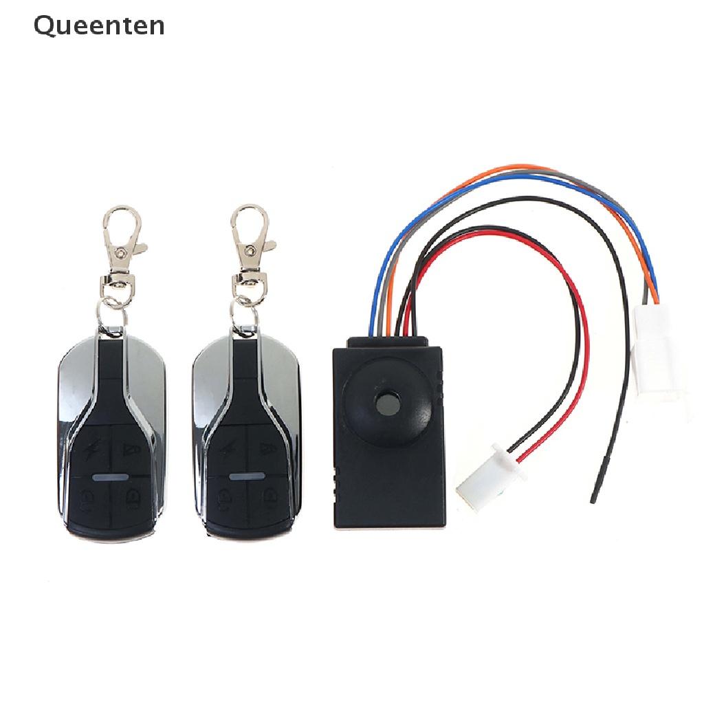 Queenten ebike alarm system 36V -72V with two switch for electric bicycle controller QT