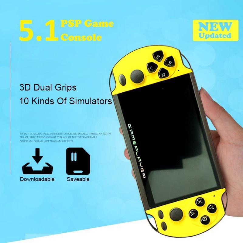 PSP X7/X7 Plus Tay Cầm Chơi Game SFC Di Động Máy Chơi Game Joystick, Hỗ Trợ TF Thẻ ]