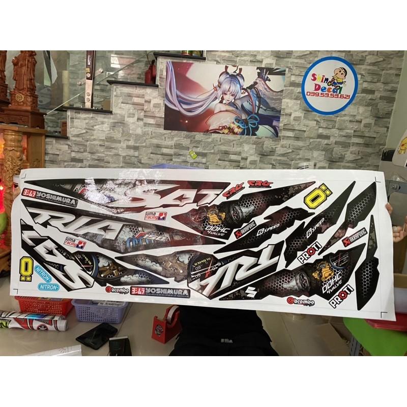 Tem rời dành cho xe Satria Fi tổ ong