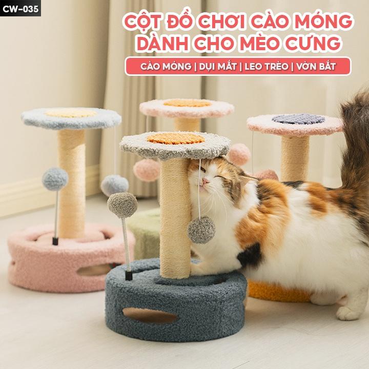 Trụ Cào Móng Dành Cho Mèo Đồ Chơi Thể Chất Dành Cho Mèo Cưng Kèm Trụ CW-035