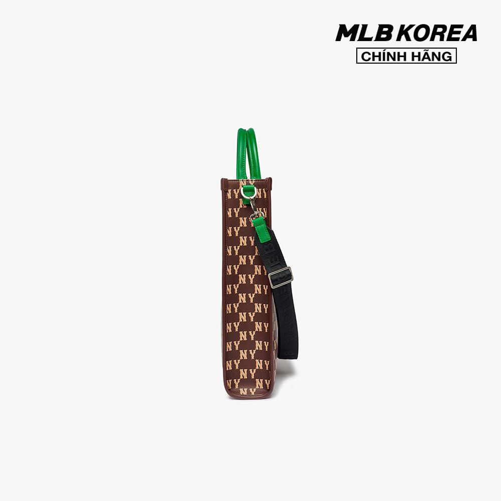 MLB - Túi tote unisex chữ nhật Monotive Coated Canvas Vertical 3AORM053N