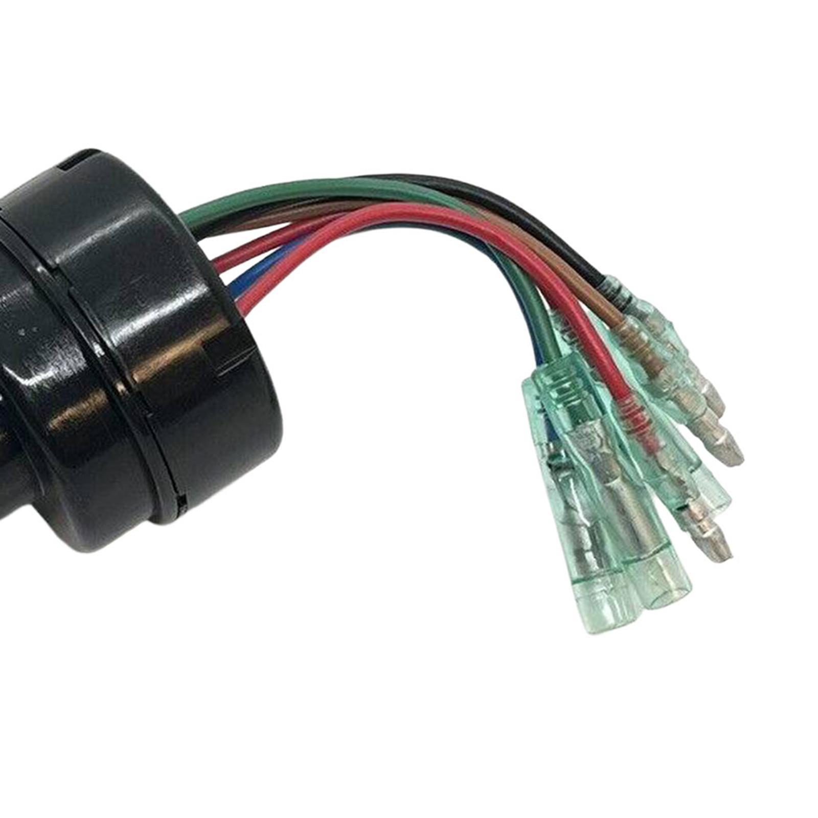 Ignition Switch 353-76020-3 for Outboard Remote Control Box, Boat Engine, for RC5F RC5C, Easy Installation, Durable Replaces