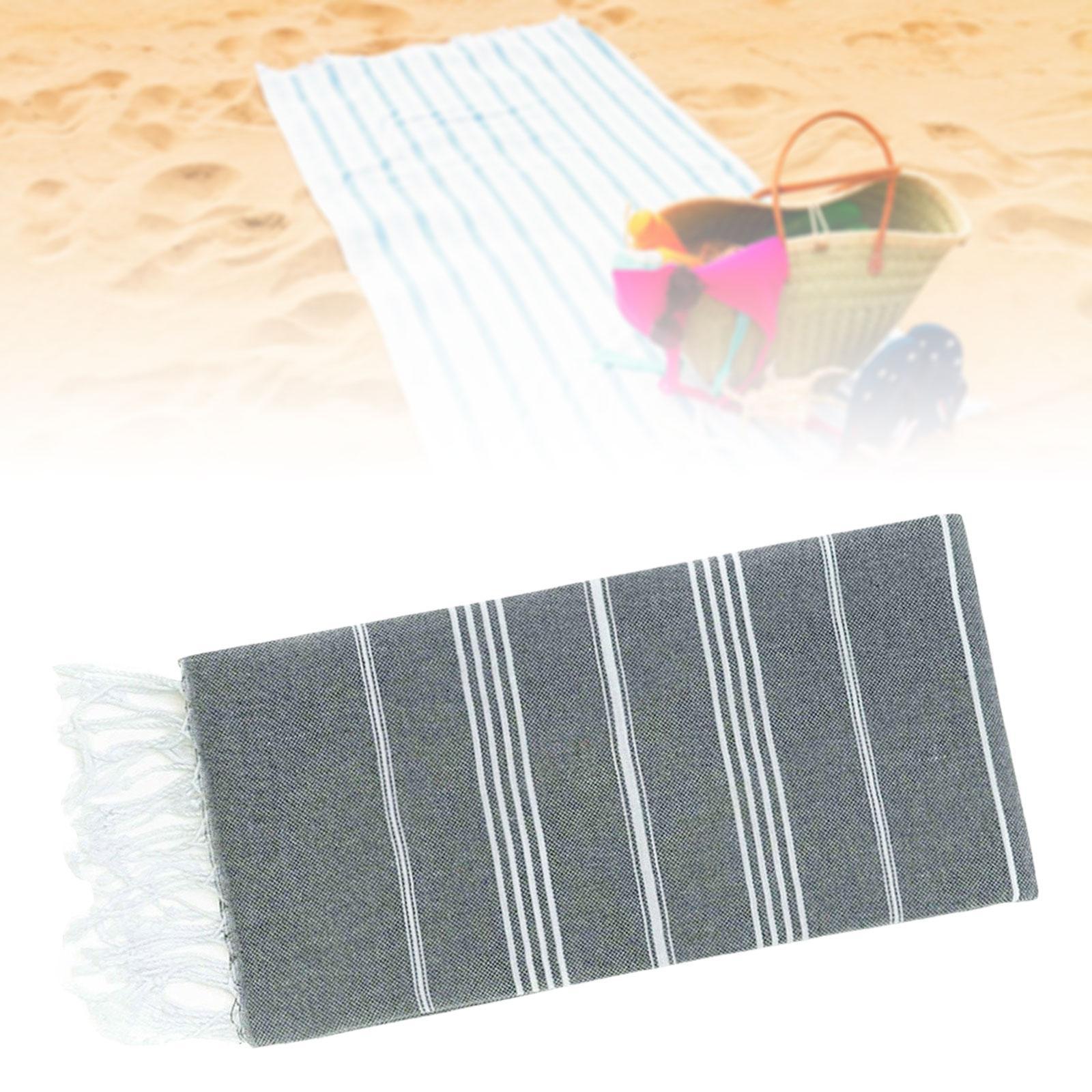 Beach Towel 39x70inch Multifunctional Turkish Beach Towel Blanket for Gym